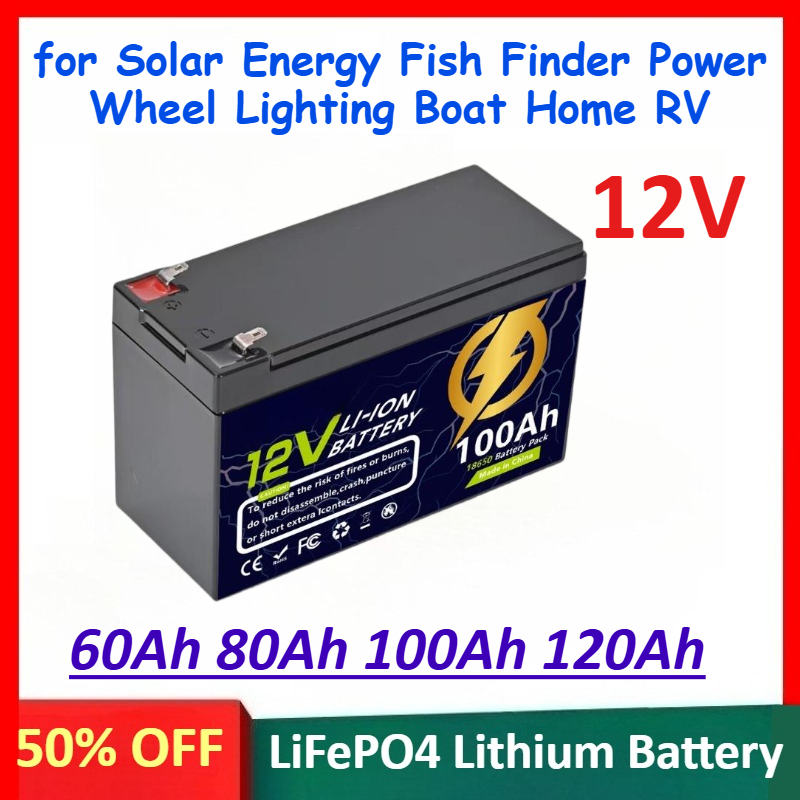 Renewable Energy House - Akumulator LiFePO4 12V 60Ah 80Ah 100Ah
