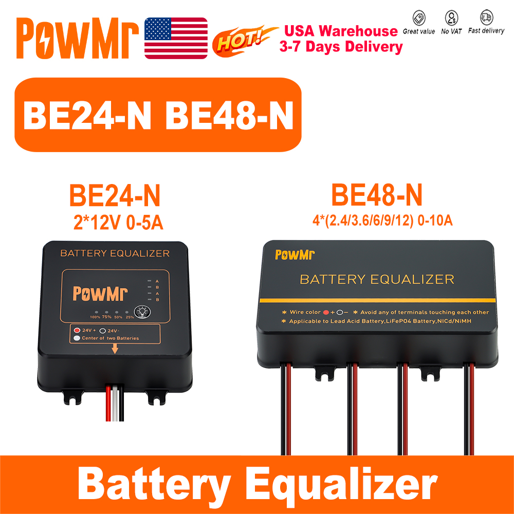 Renewable Energy House - PowMr USA 24V 48V Balanser Baterii