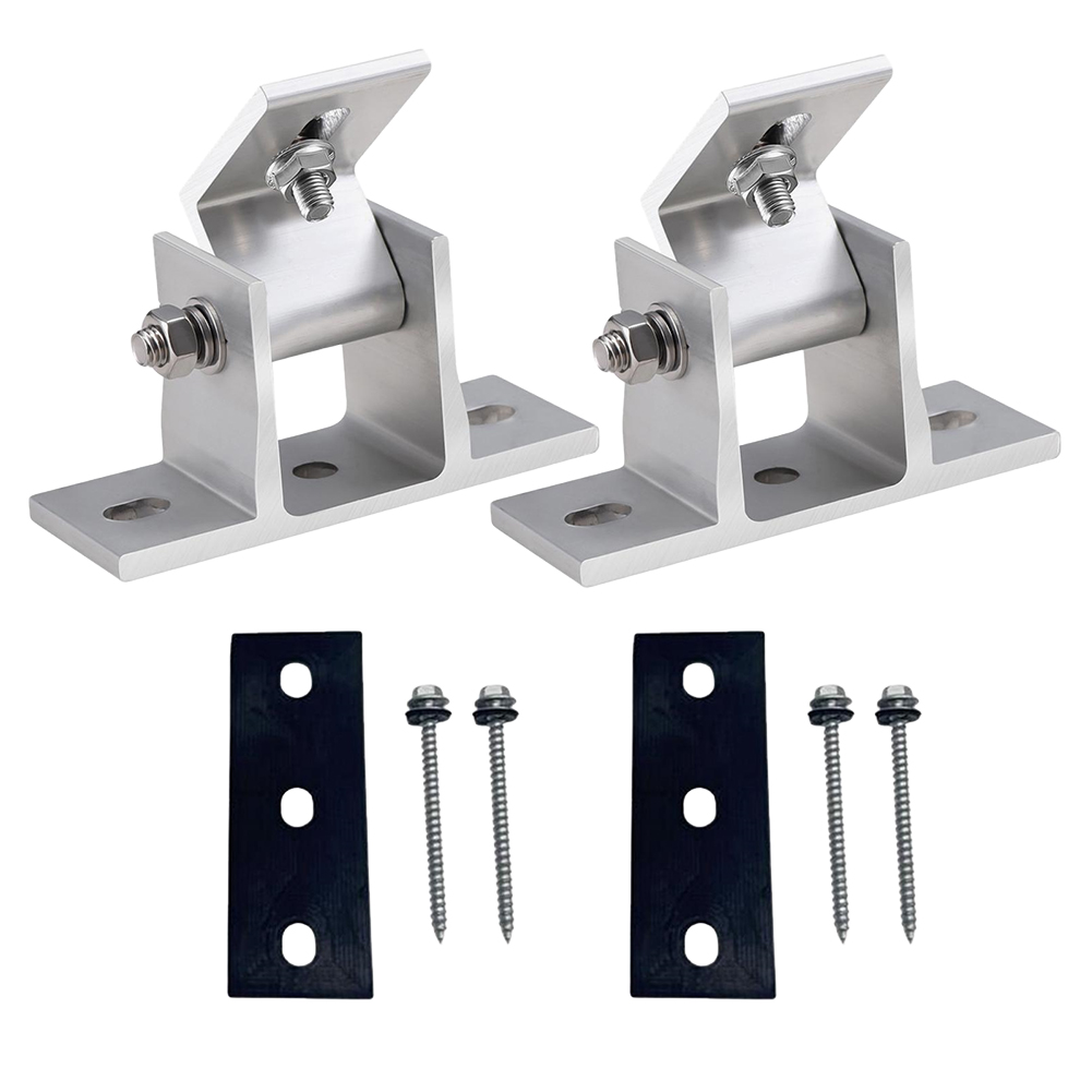 Solar Panel Tilt Mount - 2 szt. Aluminiowe uchwyty do paneli