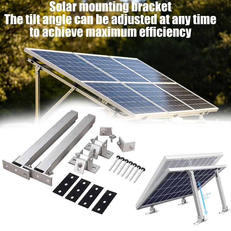 Solar Panel Tilt Mount - 26-calowe regulowane uchwyty montażowe do paneli