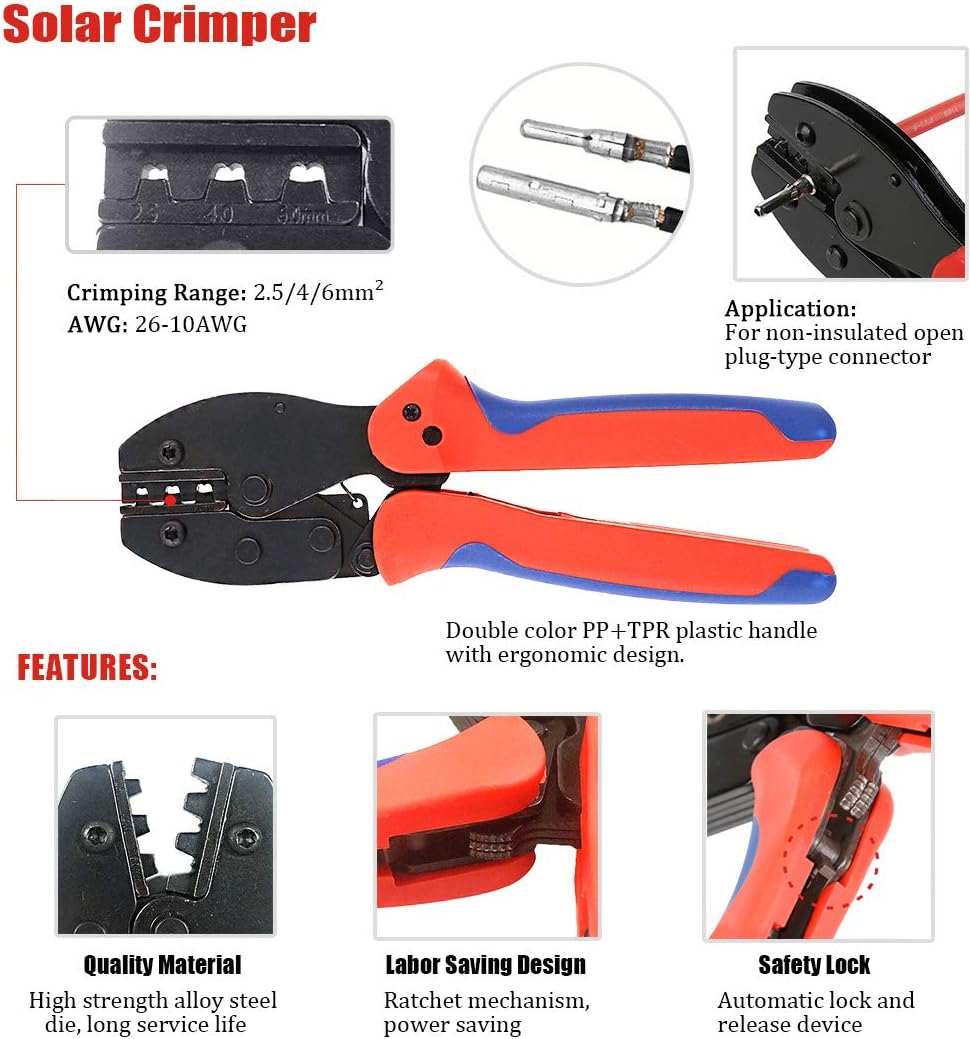 Zestaw narzędzi do zaciskania  – Mc4 Crimping Tool recenzja i cena