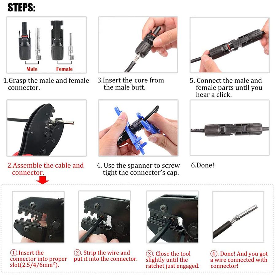 Narzędzia do zaciskania słonec – Mc4 Crimping Tool recenzja i cena