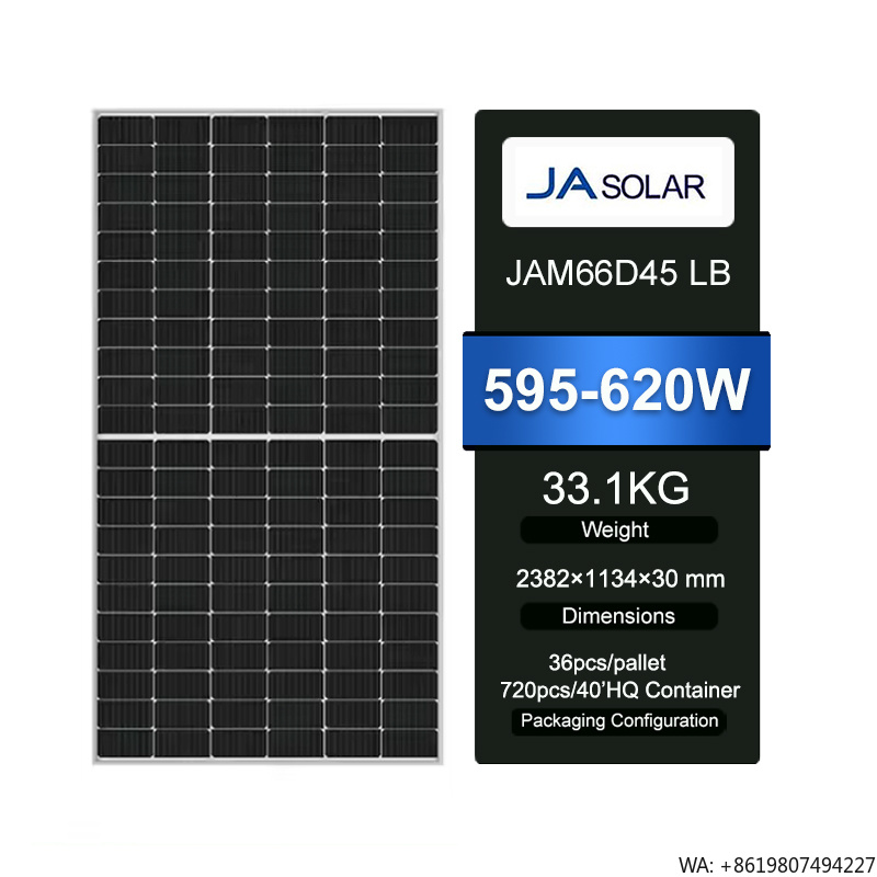Niskie MOQ Panele Słoneczne JA – Jinko Solar Panel N-Type recenzja i cena